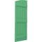 Ekena Millwork Americraft 5-Board (3 Batten) Wood Joined Board-n-Batten Shutters w/Ellipt Top, ARW401BE518X77LPH, PR ARW401BE518X77LPH - alternate 9